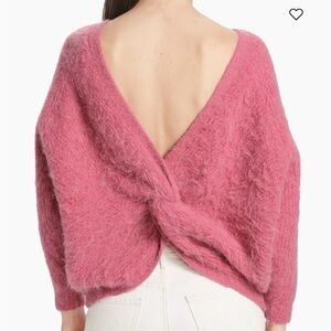 Ba&sh alpaca back twisted sweater (size 0)
